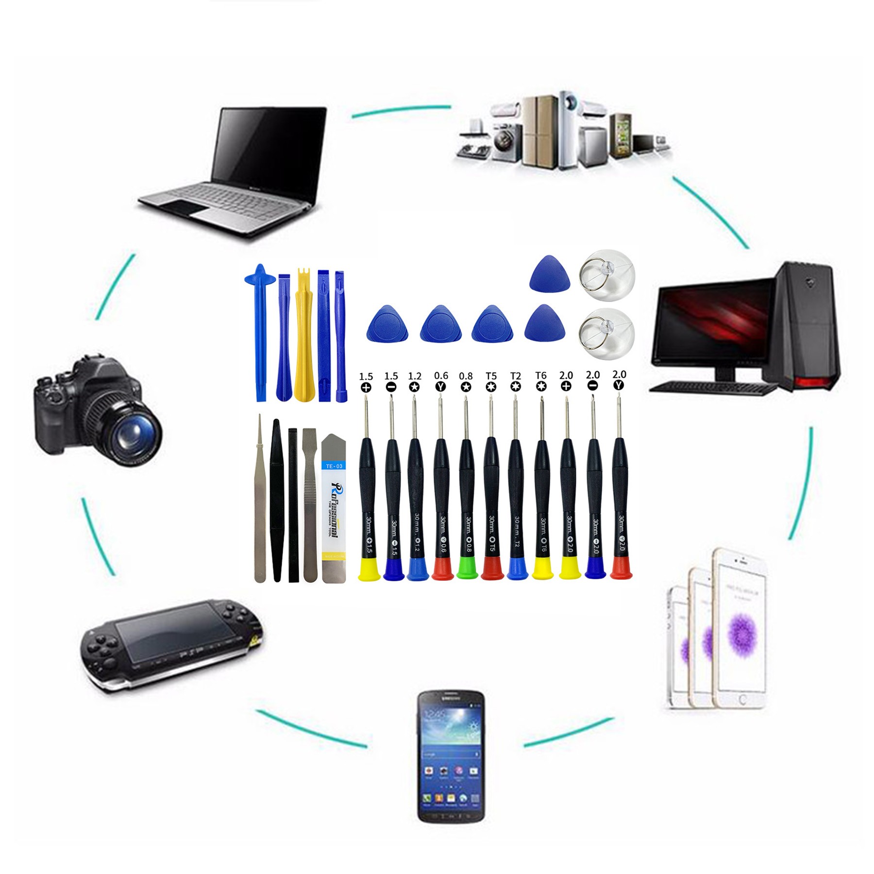 28 In 1 Mobile Phone Disassembly Repair Set 2