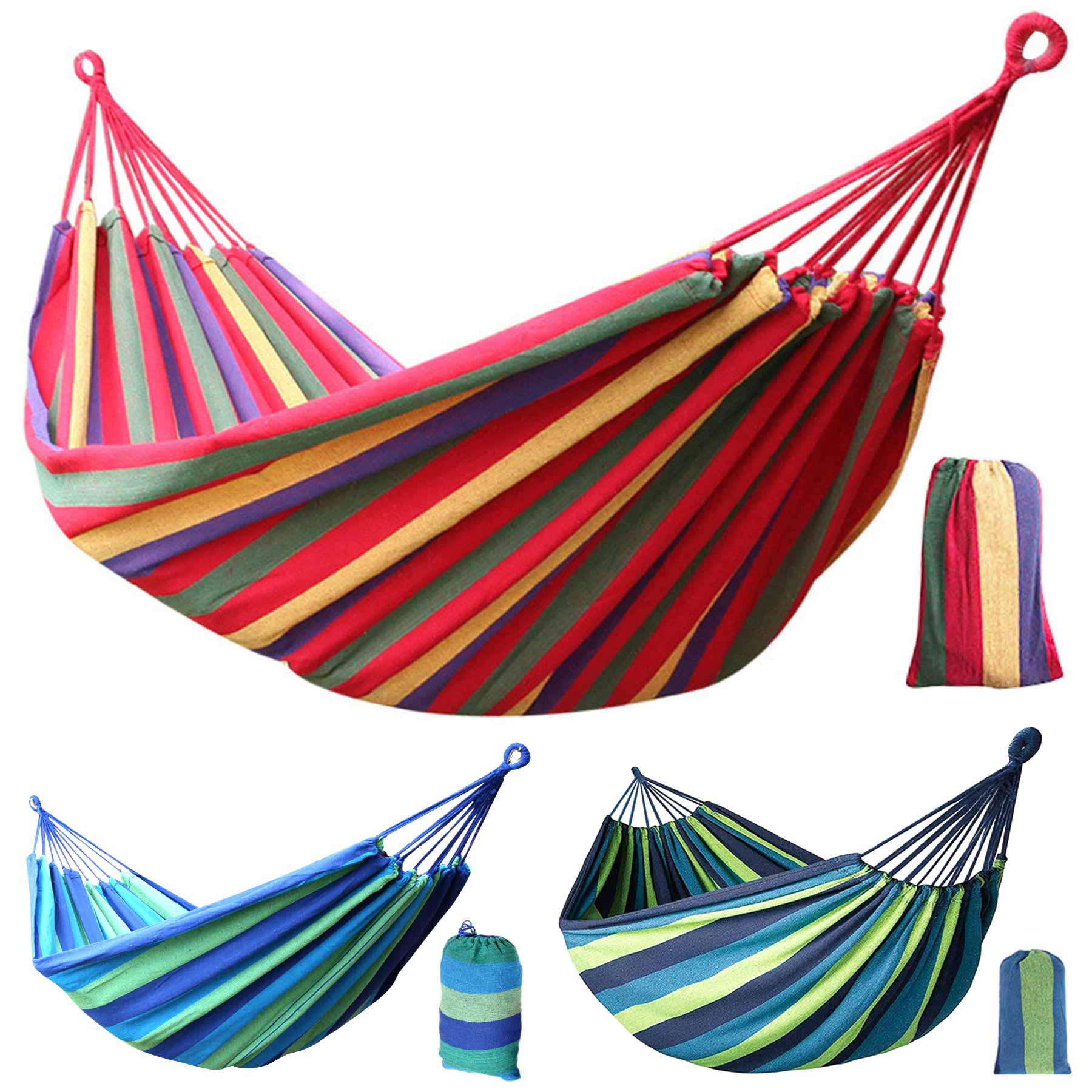 Single Canvas Hammock Stock 1