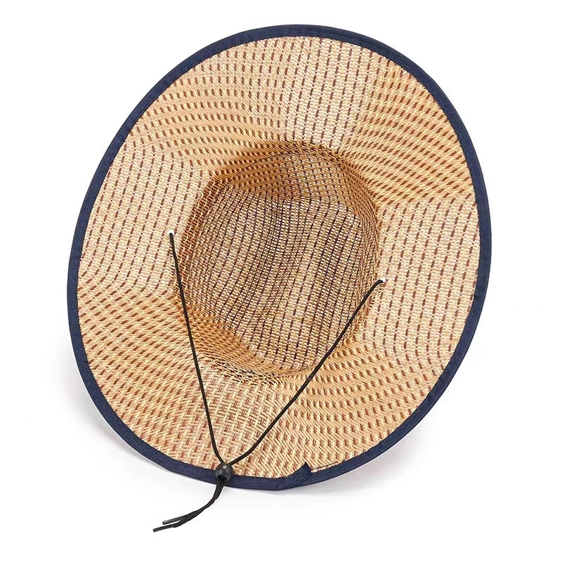 Straw Hat With Custom Patch 2