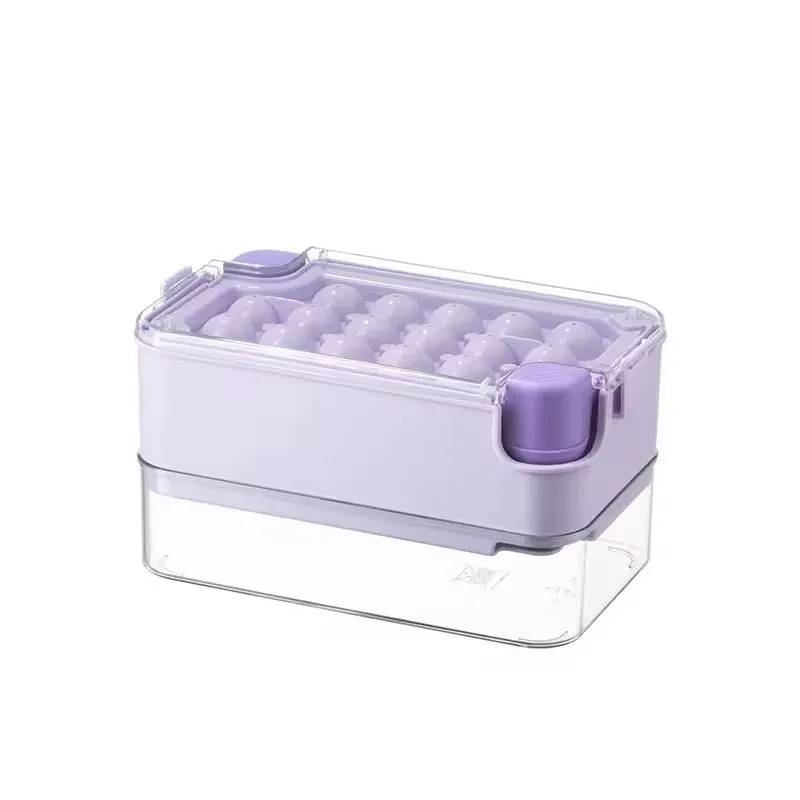 Ice Cube Tray with Lid and Bin 9