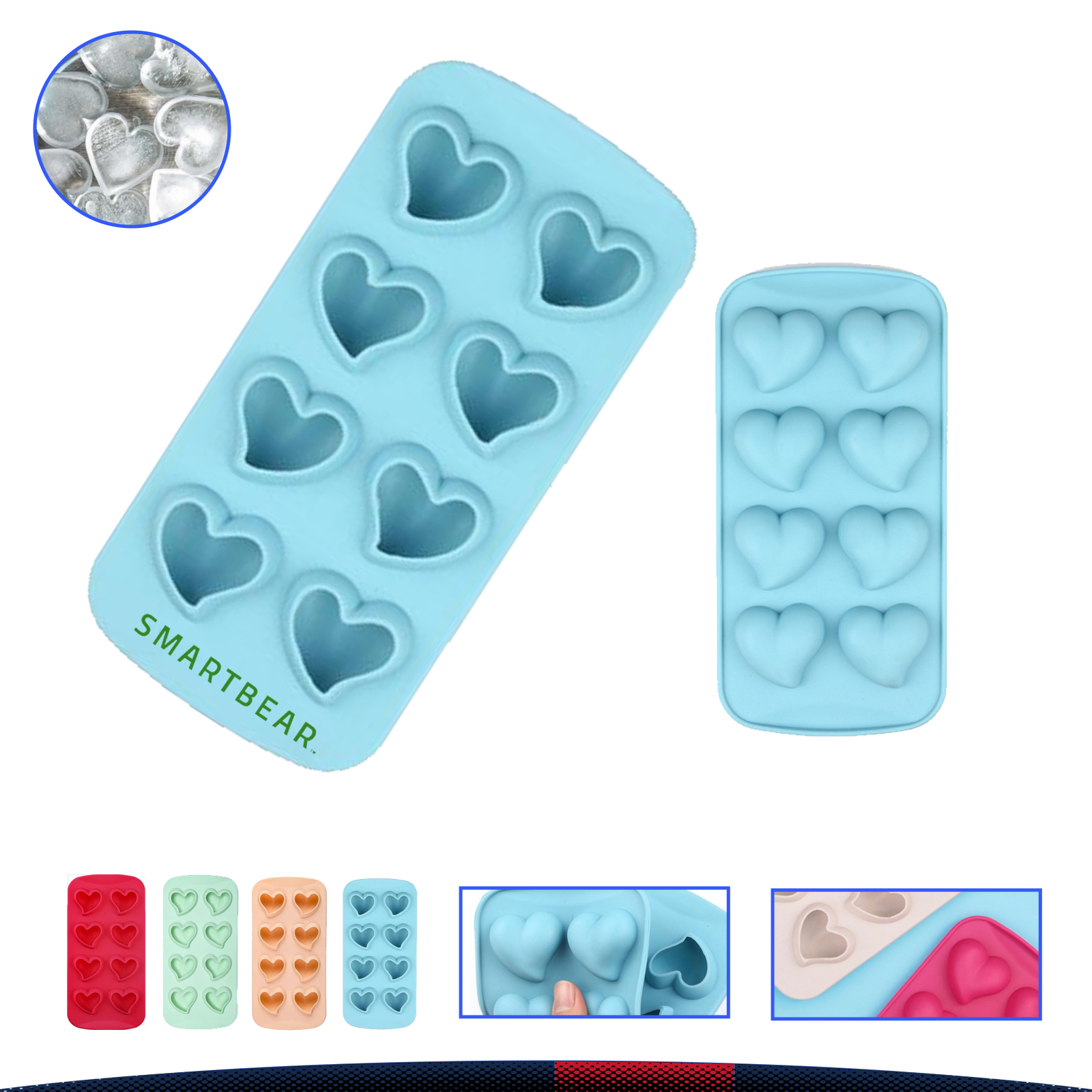 Heart Ice Cube Trays 3