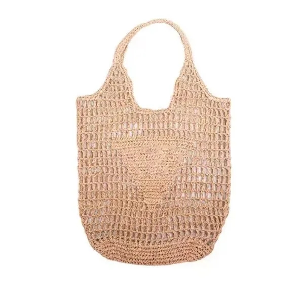 Custom Straw Tote Bag, custom tote bag with logo imprint 3