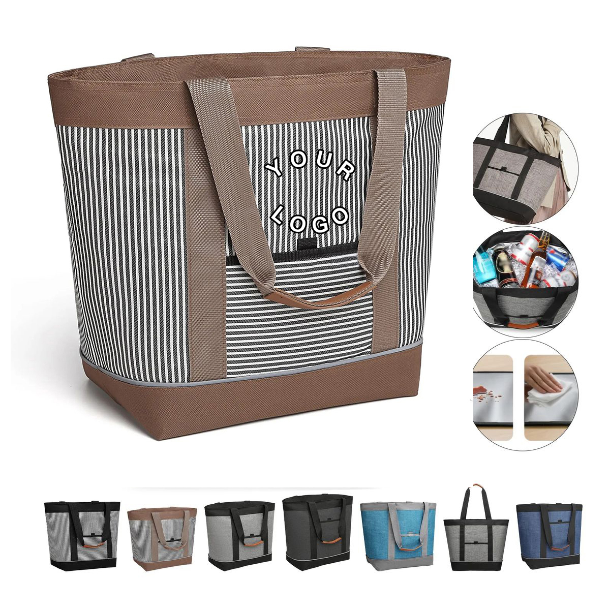 Large Cooler Tote For Food And Drink Storage 2
