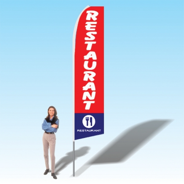 15FT Restaurant Advertising Banner Flag 2