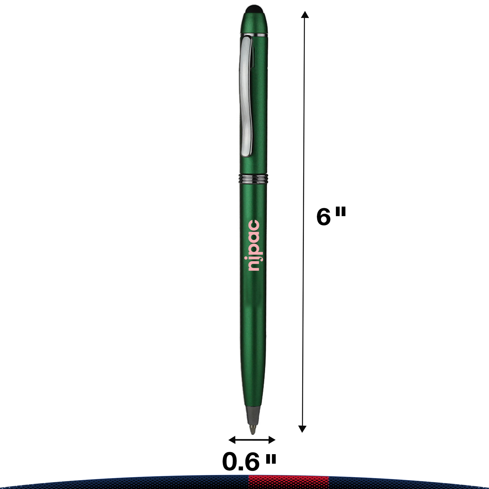 Moll Twist Action Plastic Stylus Pens 9
