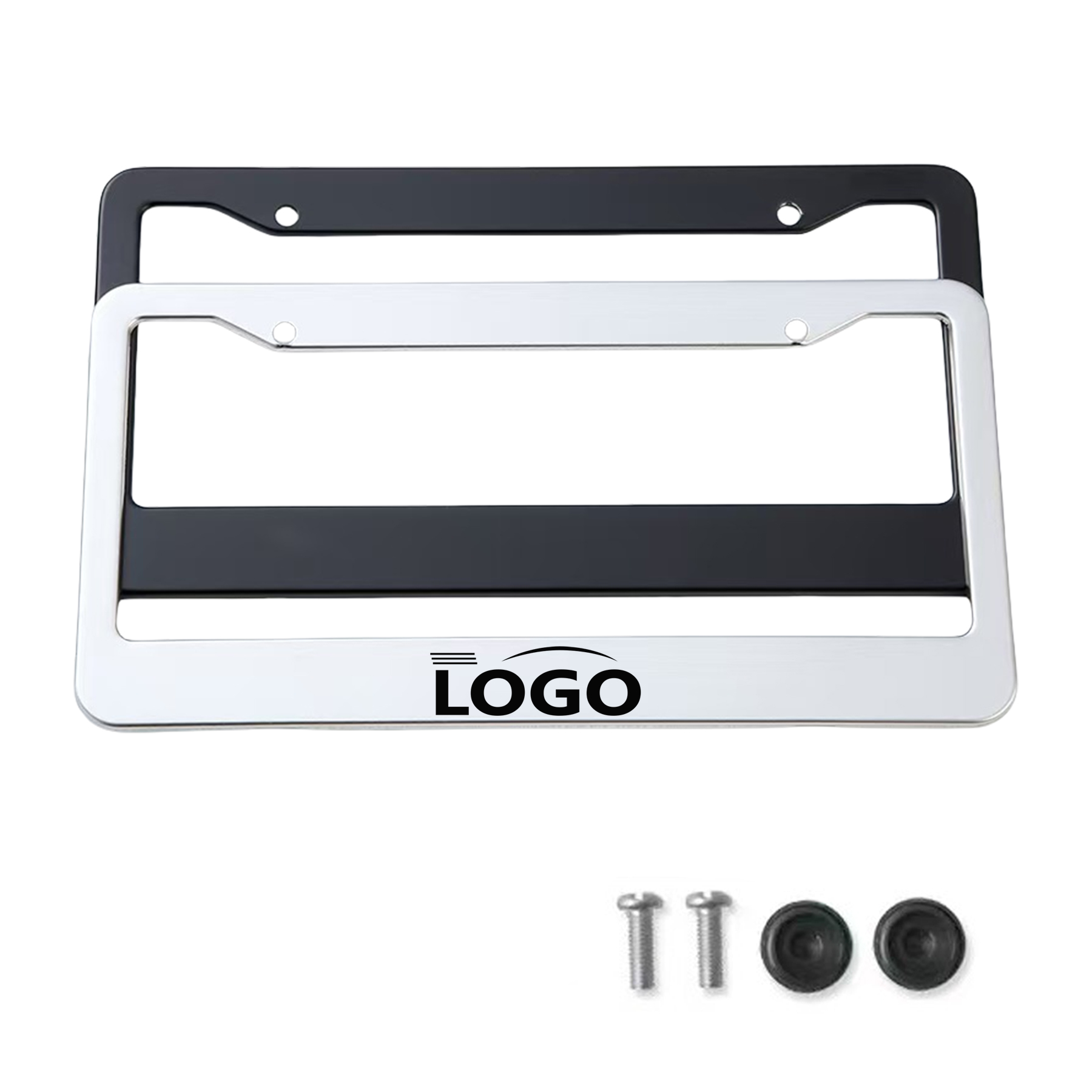 Matte Black License Plate Frames 2