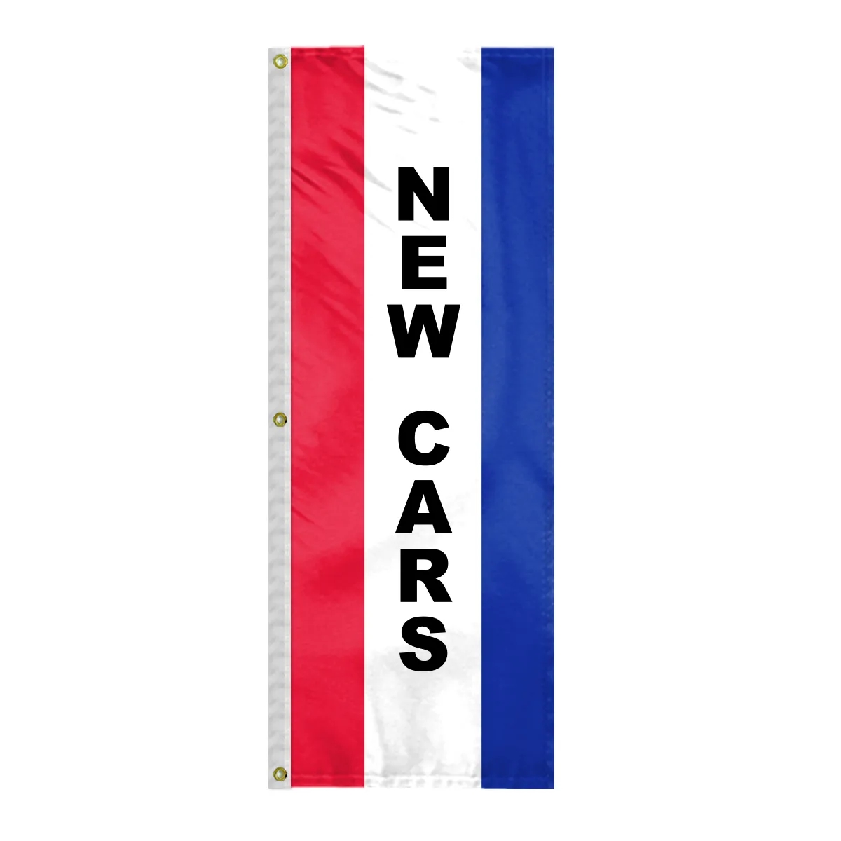 8' x 28" (3) Sewn Stripes Vertical Message Flag 16