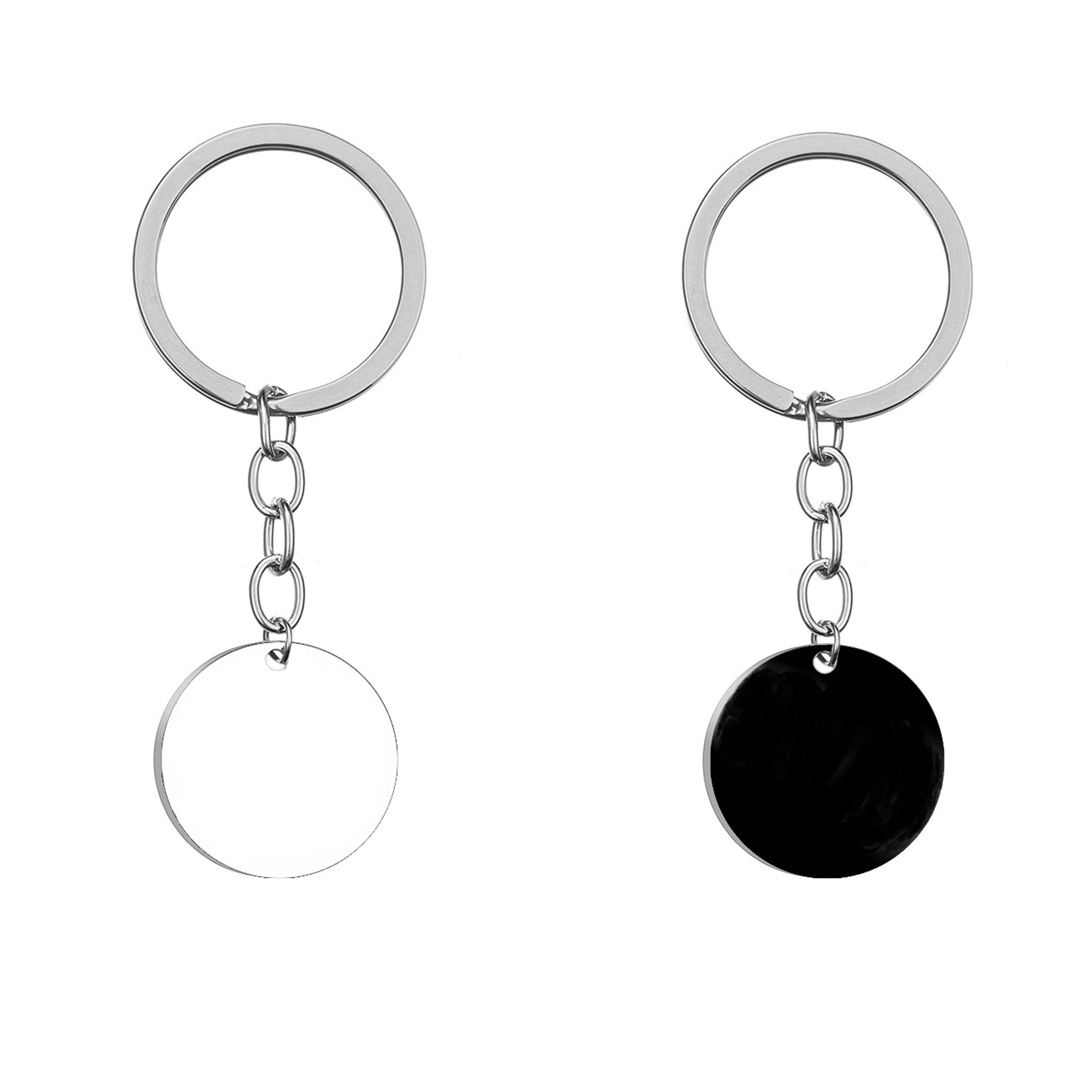 Breast Cancer Awareness Round Keychain (direct import) 3