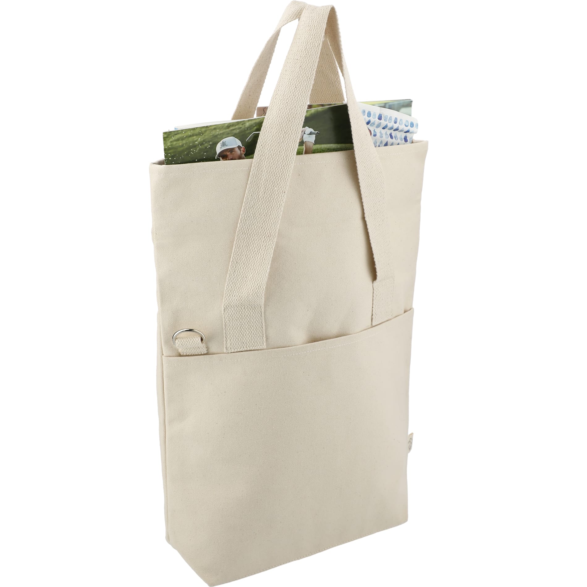 Organic 16oz Cotton Commuter Tote 1