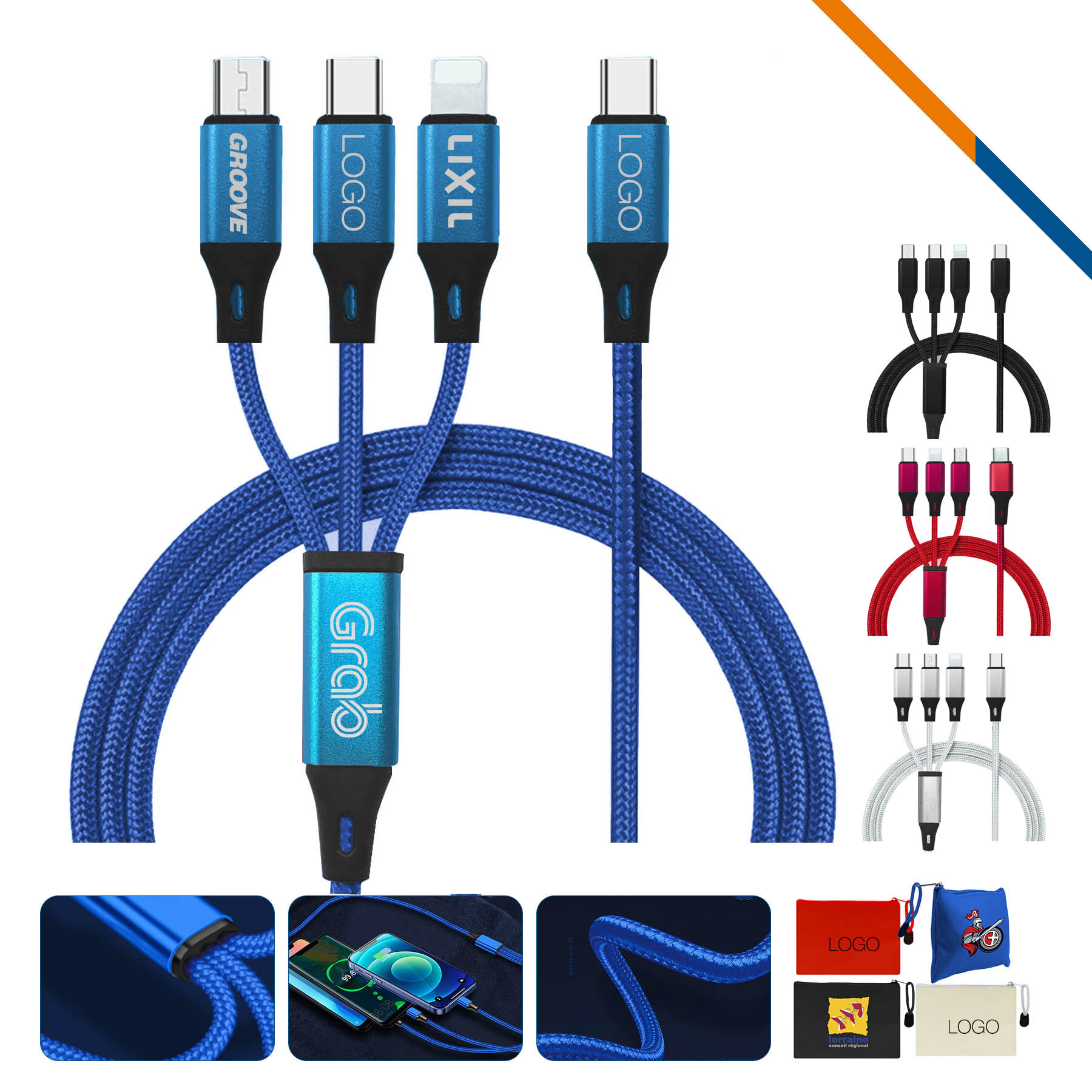 Vactus 3in1 Fast Charging Cable 2