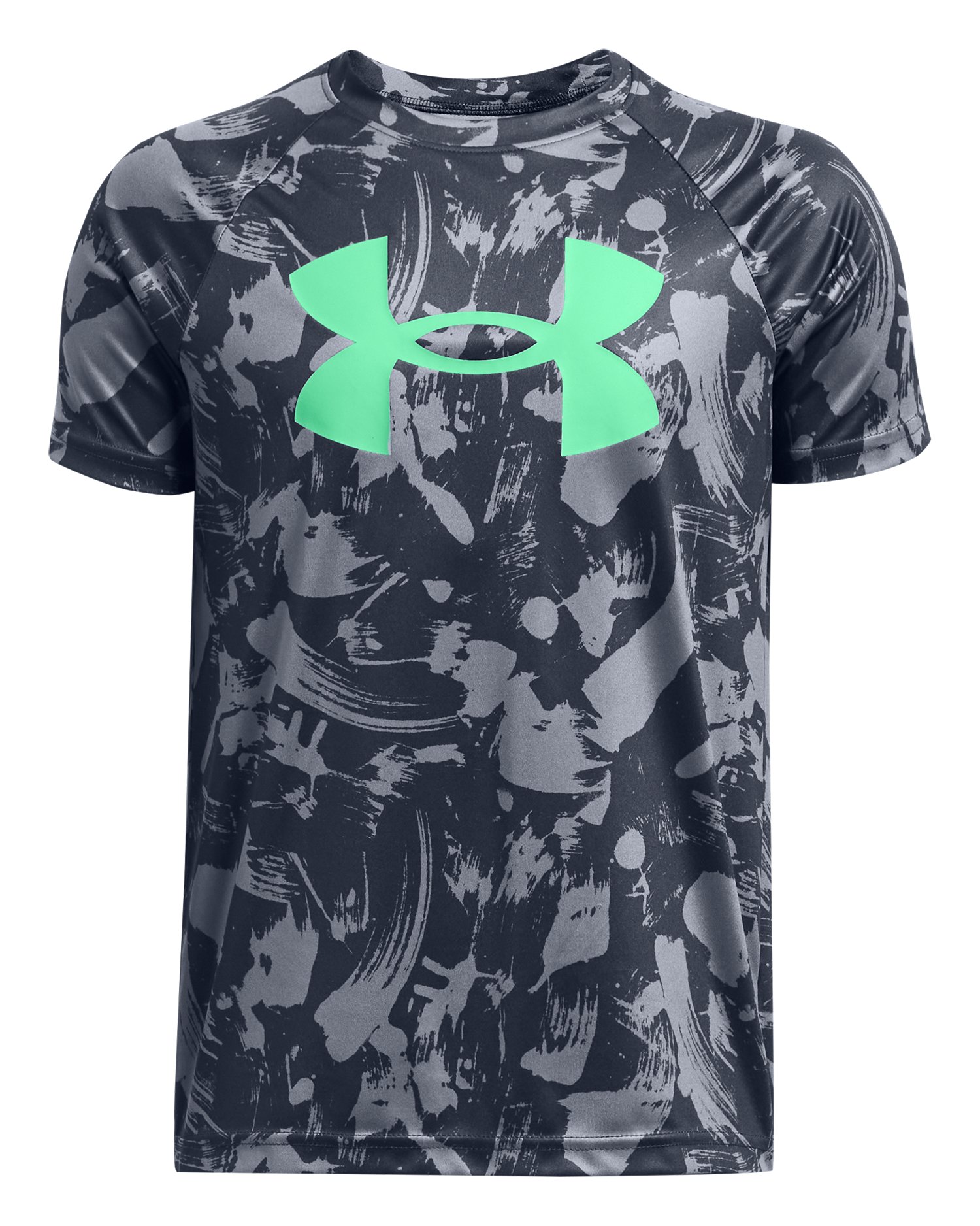 UA Tech Big Logo Printed Boys' Short Sleeve 46