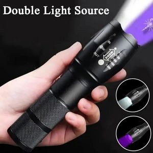 Aluminum Telescopic Handheld Flashlight LED 3