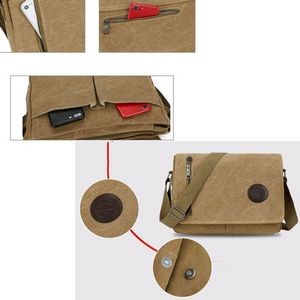 Large-Capacity Casual Messenger Bag 1