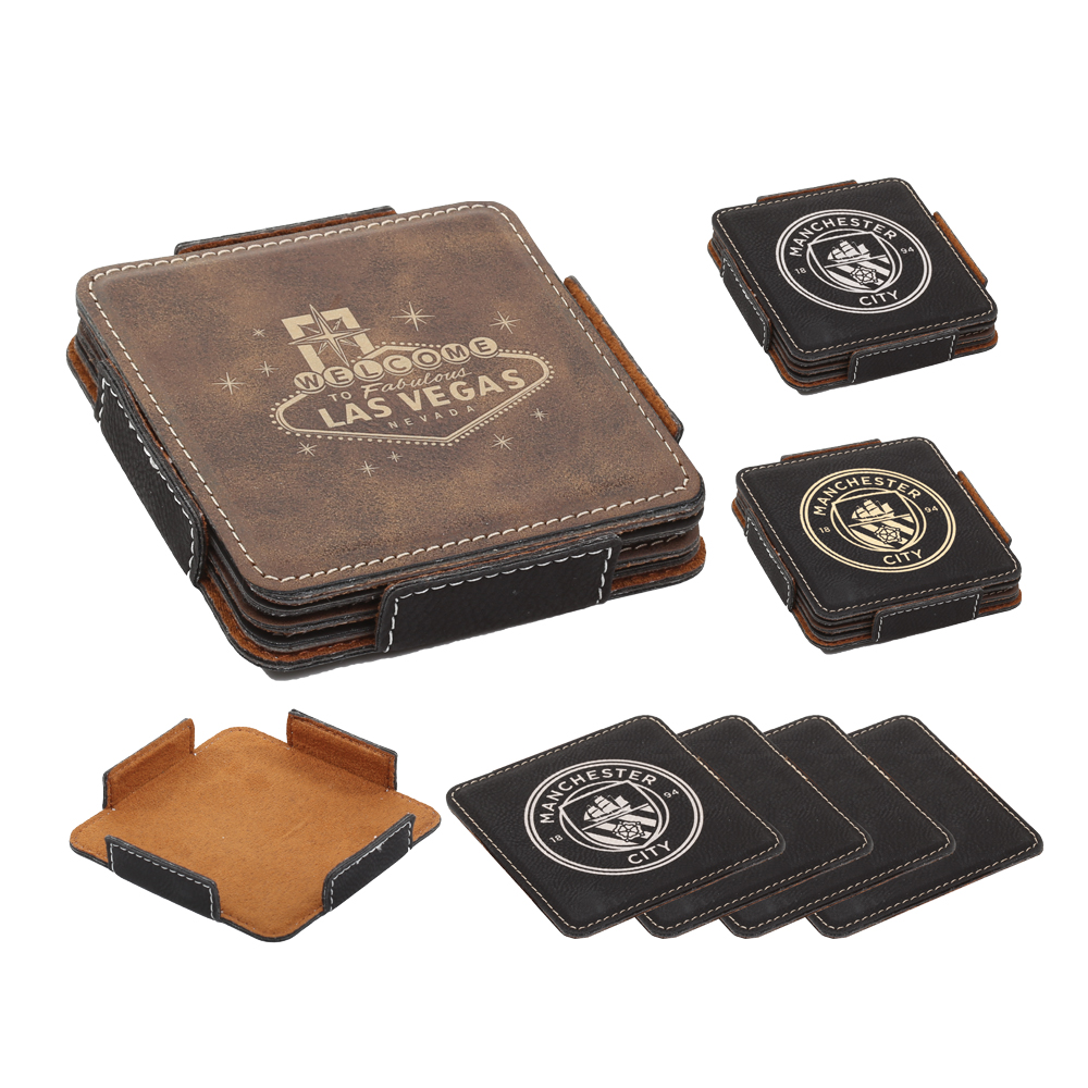 Leatherette Coasters