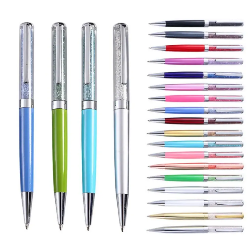 Crystal Metal Ballpoint Pens 3