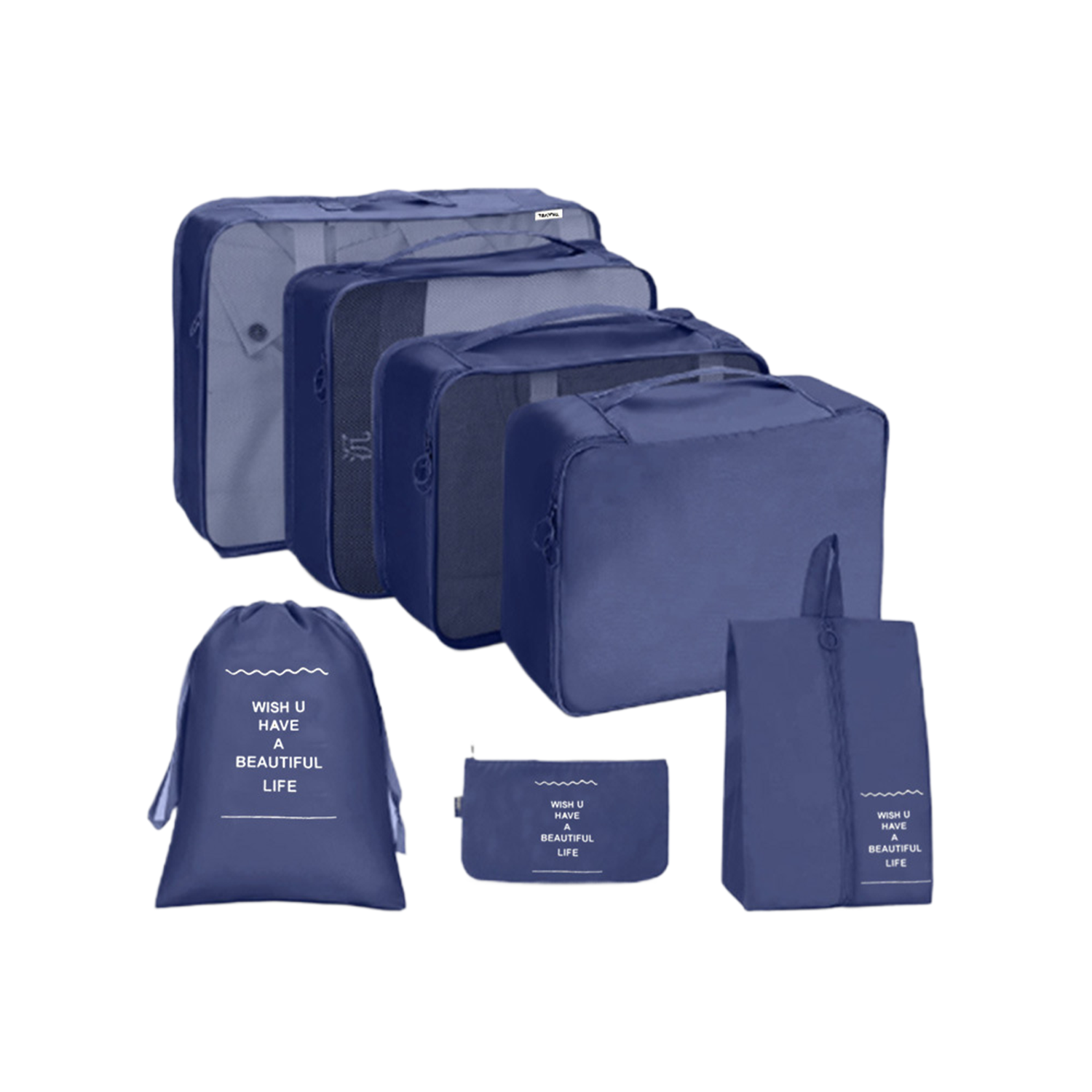 7 PCS Travel Clothes Storage Bag Set 6