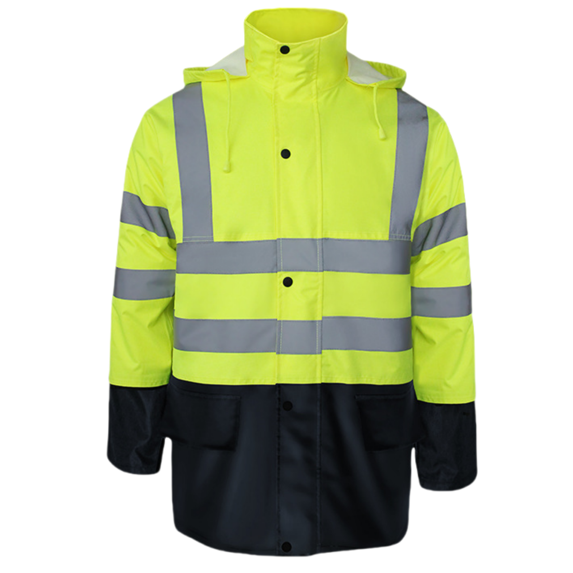 Reflective High-Visibility Waterproof Safety Coat 2