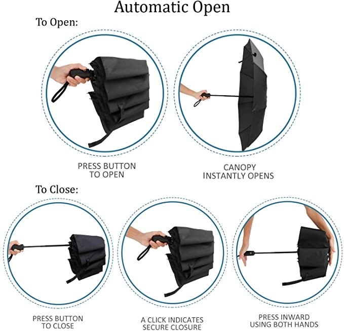 8 ribs automatic umbrella 4