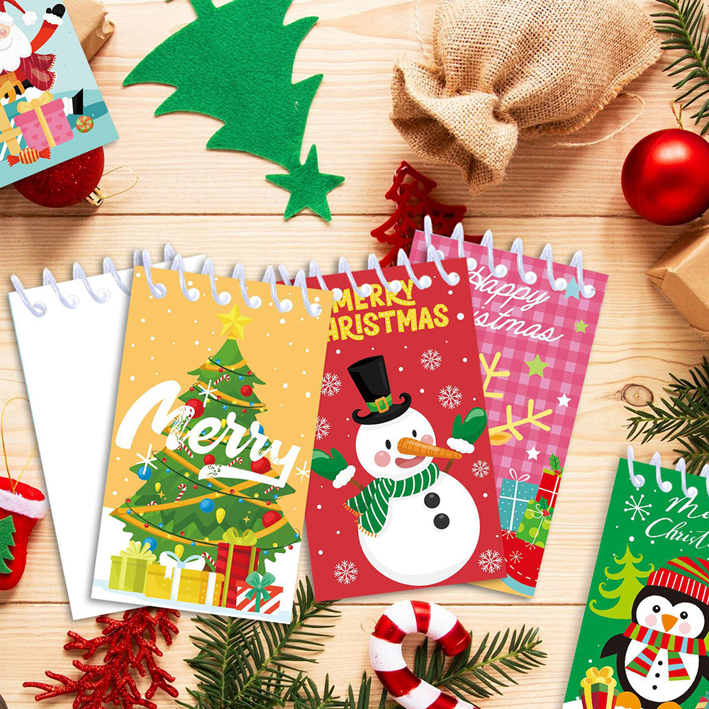 Christmas spiral portable Notebook 1