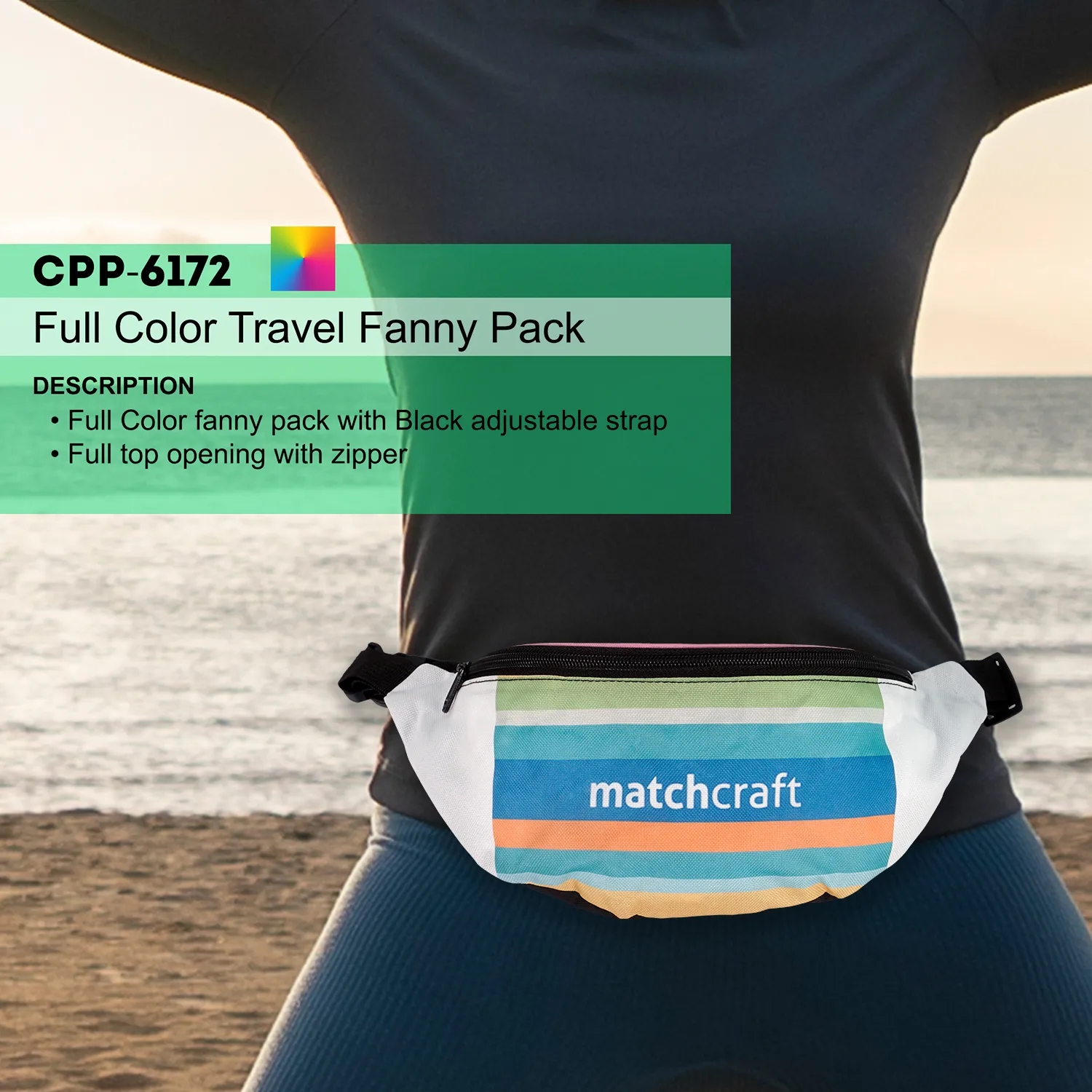 Full Colors Travel Fanny Pack 4