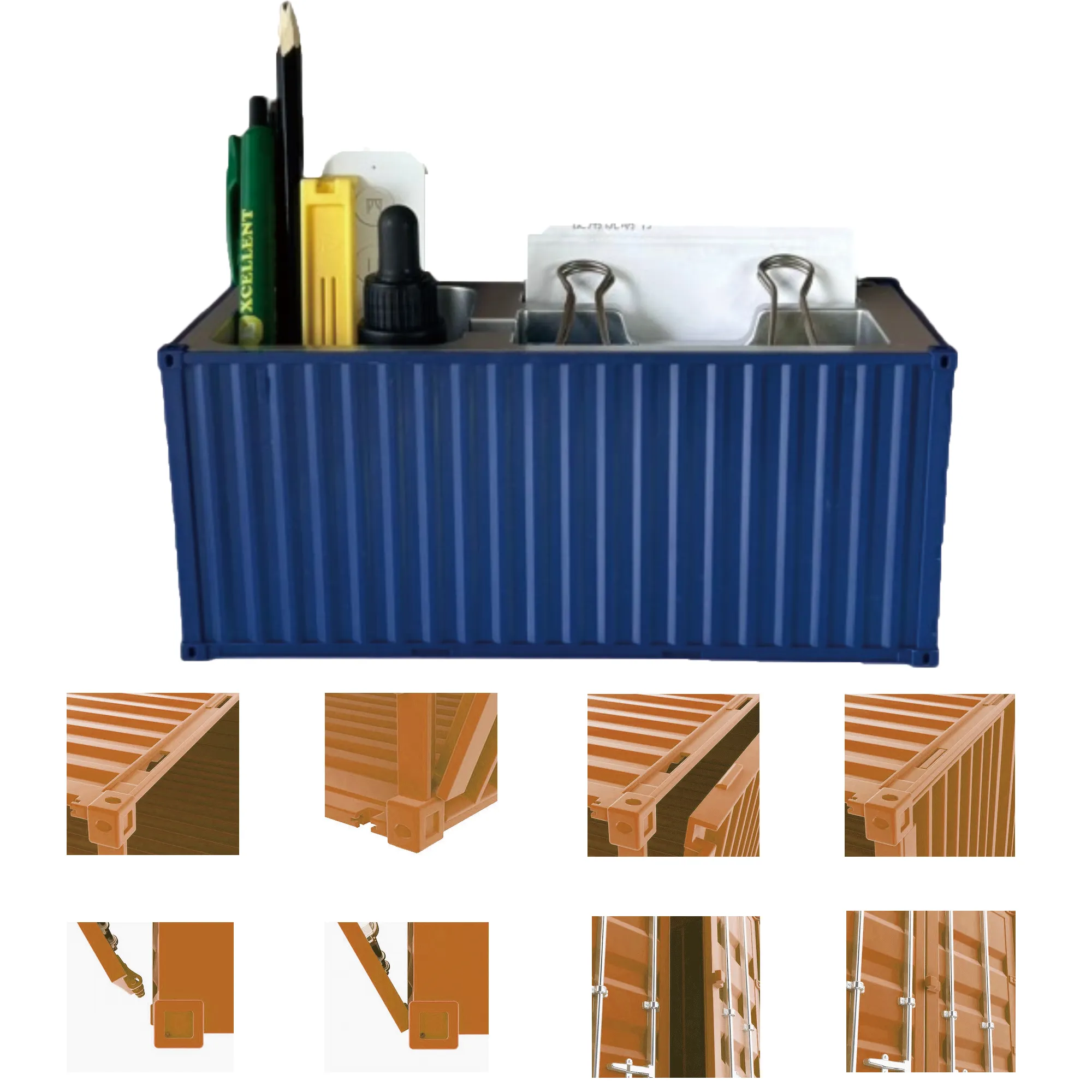 Creative Container-Shaped Desktop Organizer 3