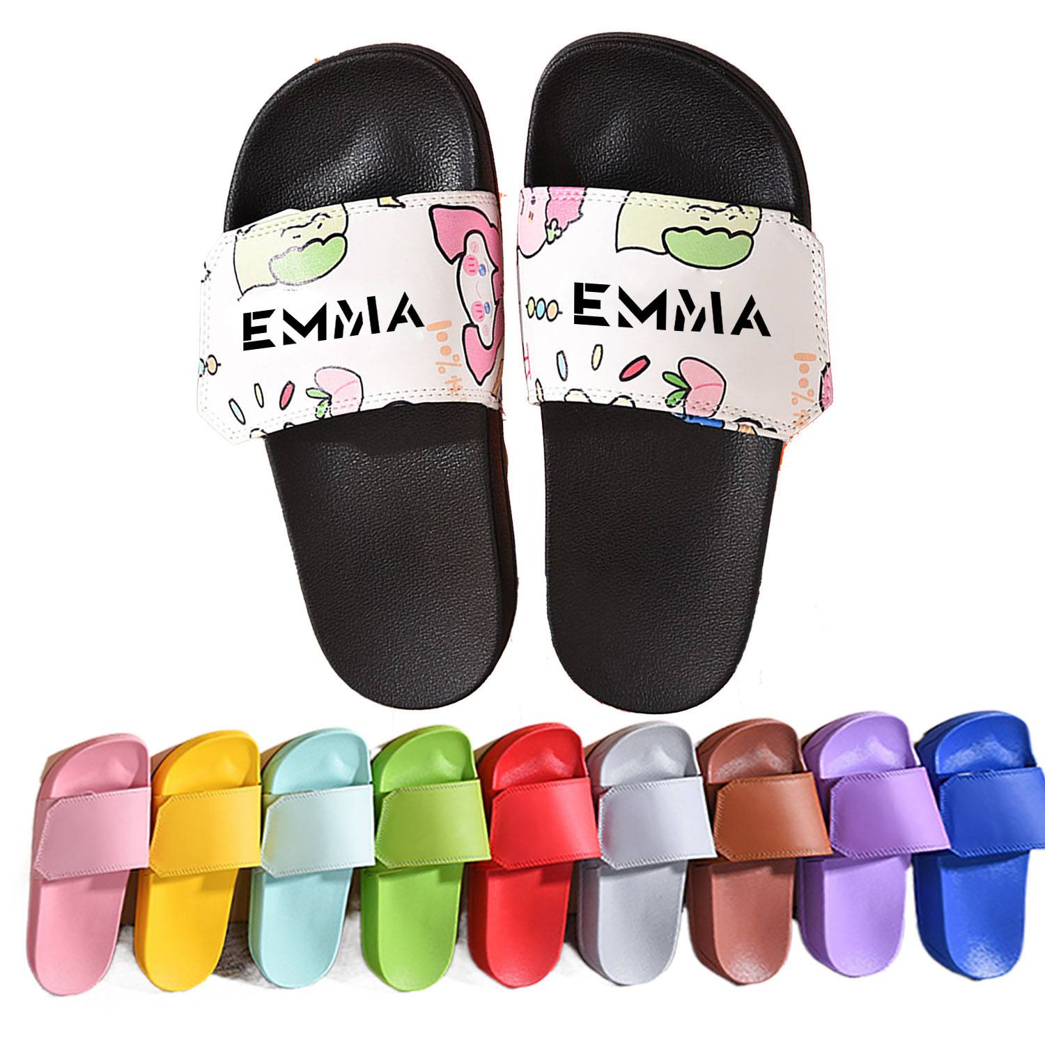 Custom Slippers W/ Hook&Loop for Men and Women 19