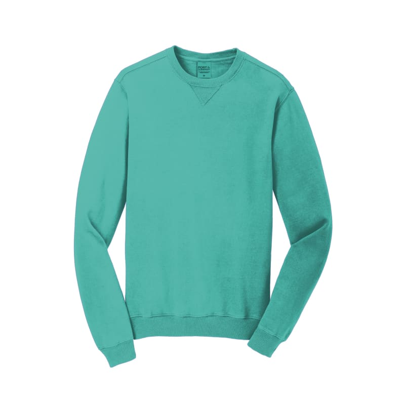 Port & Company Beach Wash Garment-Dyed Crewneck Sweatshirt, custom hoodie or sweatshirt with logo imprint 39