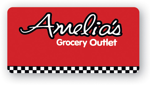 Screen Printed Poly Name Badge (1.5"X3") Rectangle