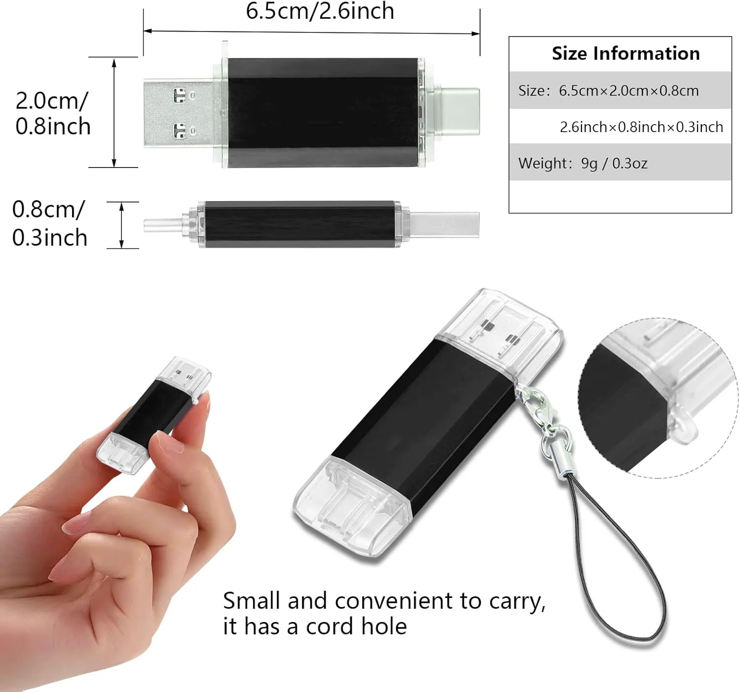 128 Gb 2 In 1 Typec & Usb Driver 2.0 3