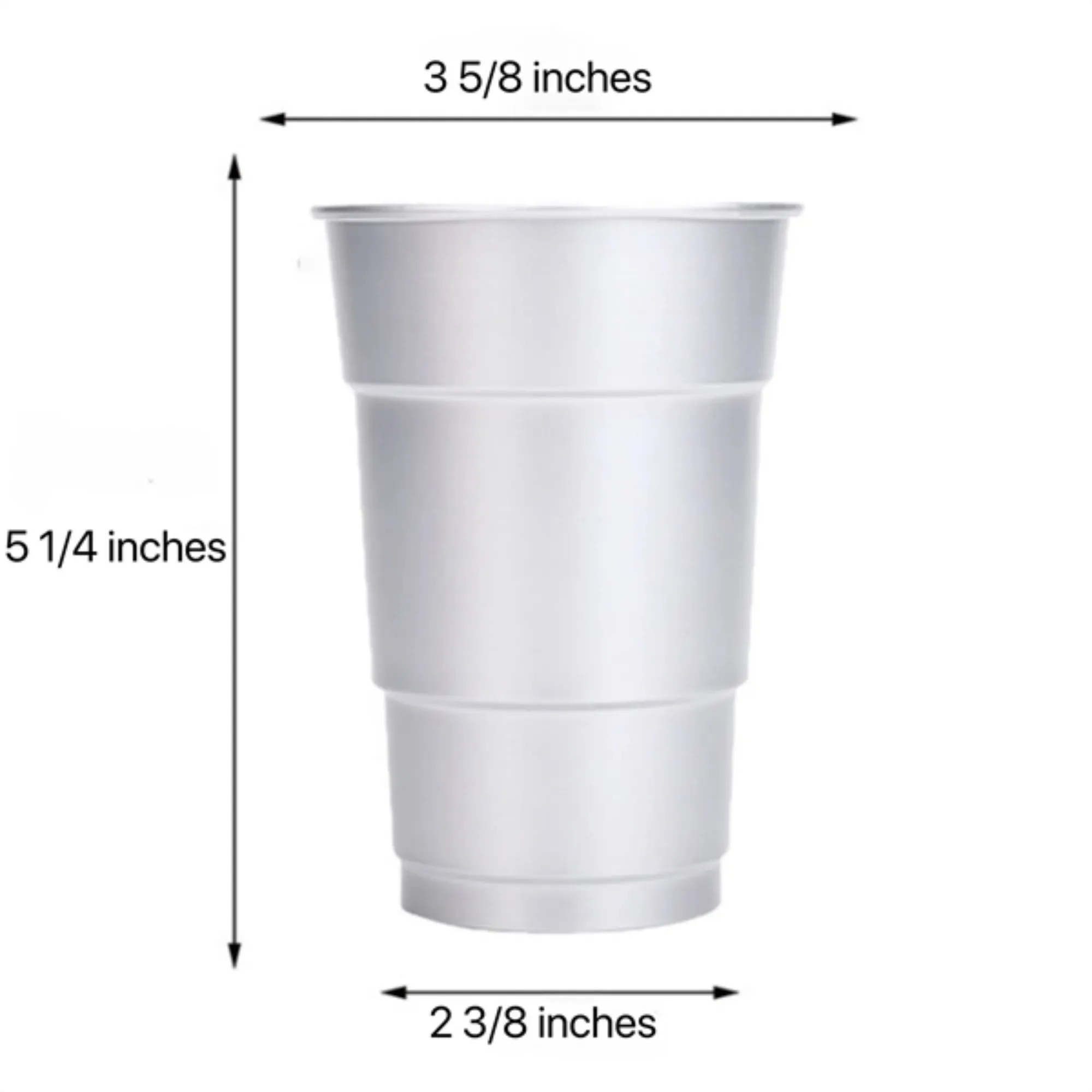 16 oz Aluminum Party Cups 3