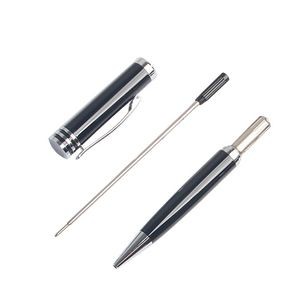 Black Business Rollerball Twist Metal Pen 3