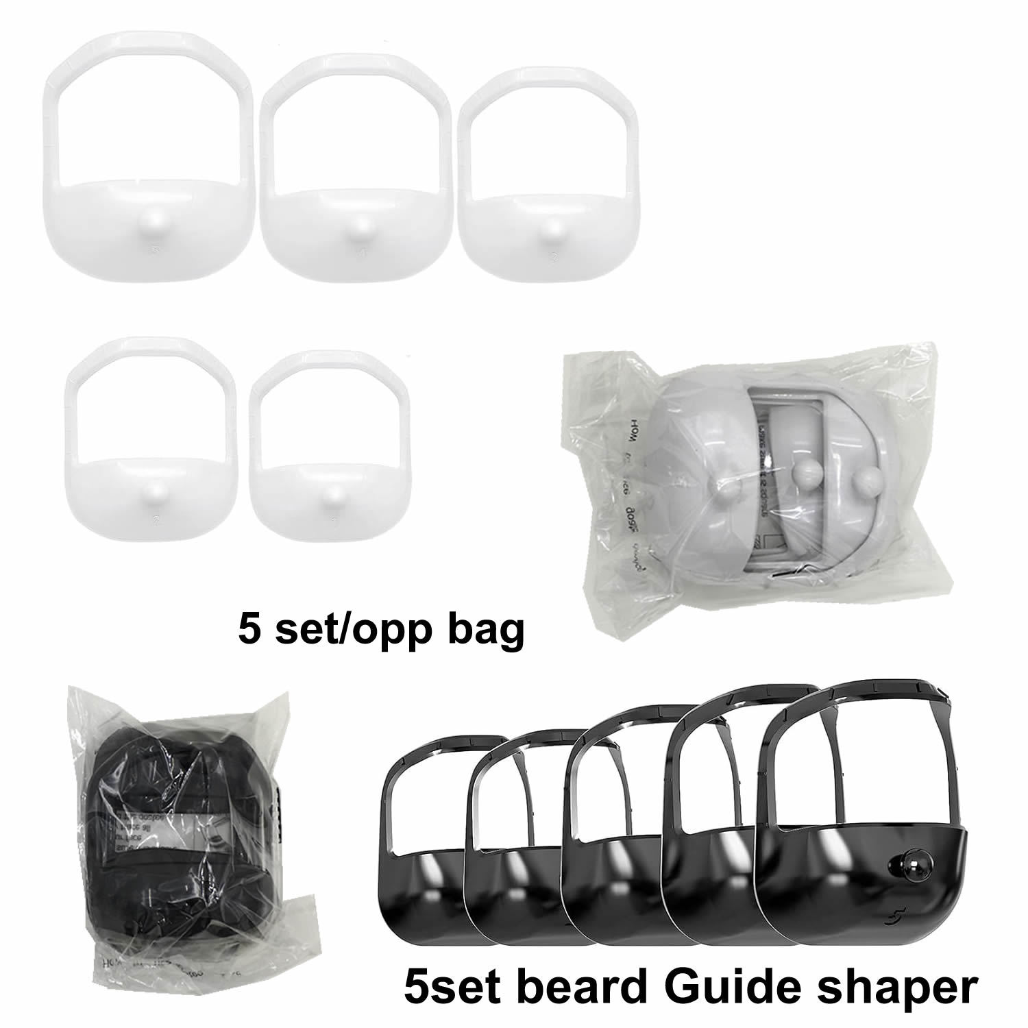 5pcs Beard Shaping Styling Tool 1