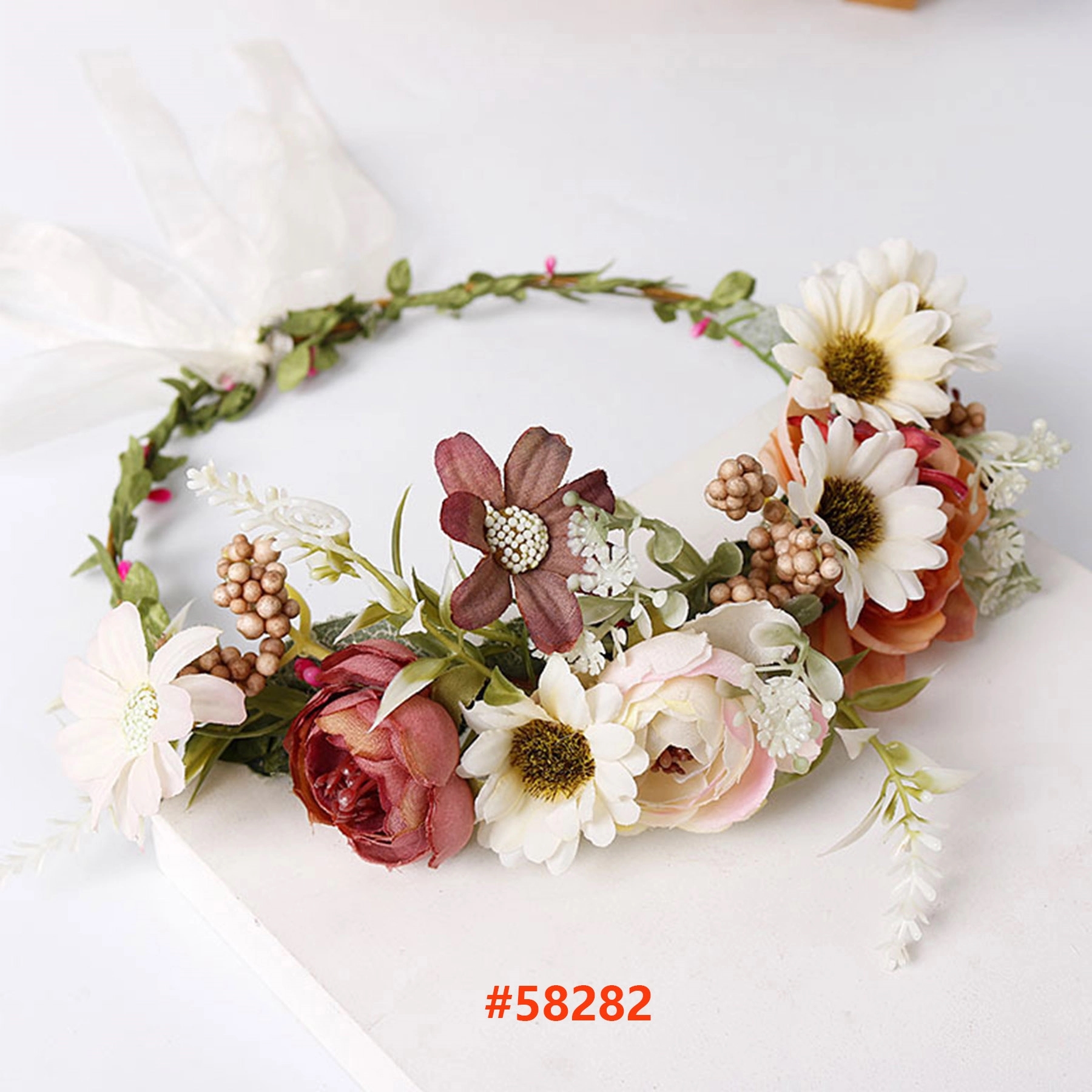 High Quality Standard Handmade Flower Crown 19