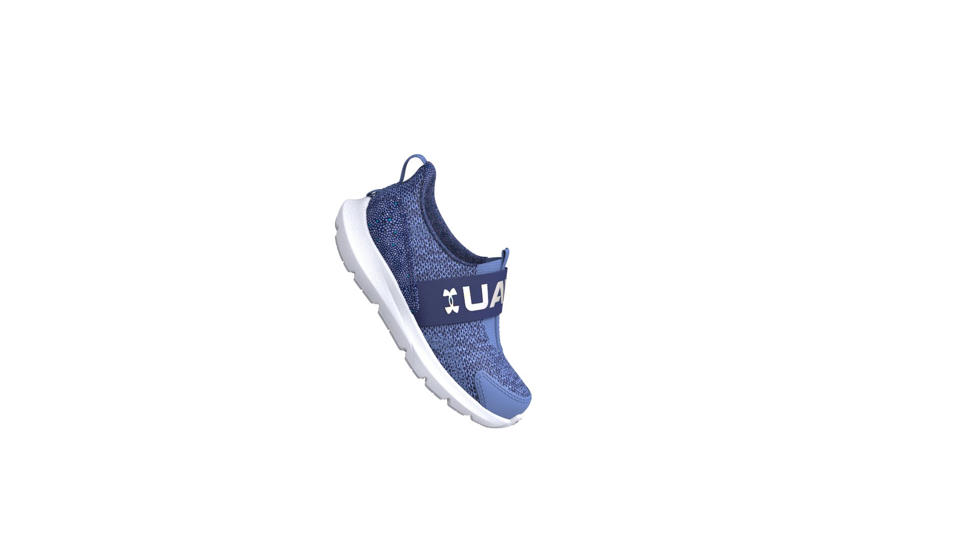Girls' Infant UA Surge 3 Slip AC Printed Running Shoes 2