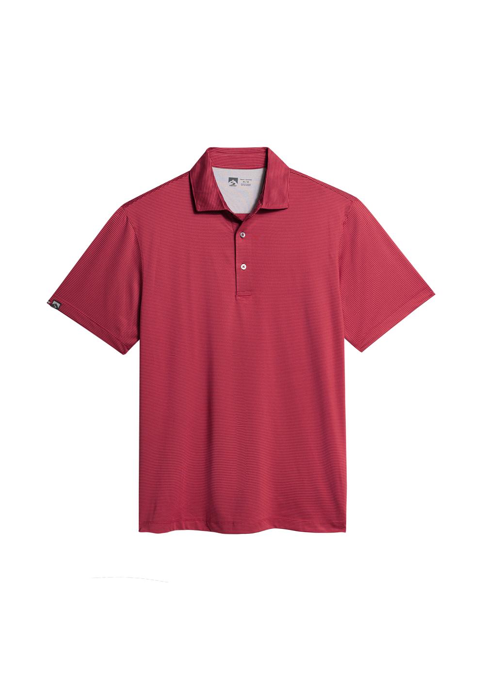 Storm Creek Men's Optimist II Microstripe Short Sleeve Polo 9