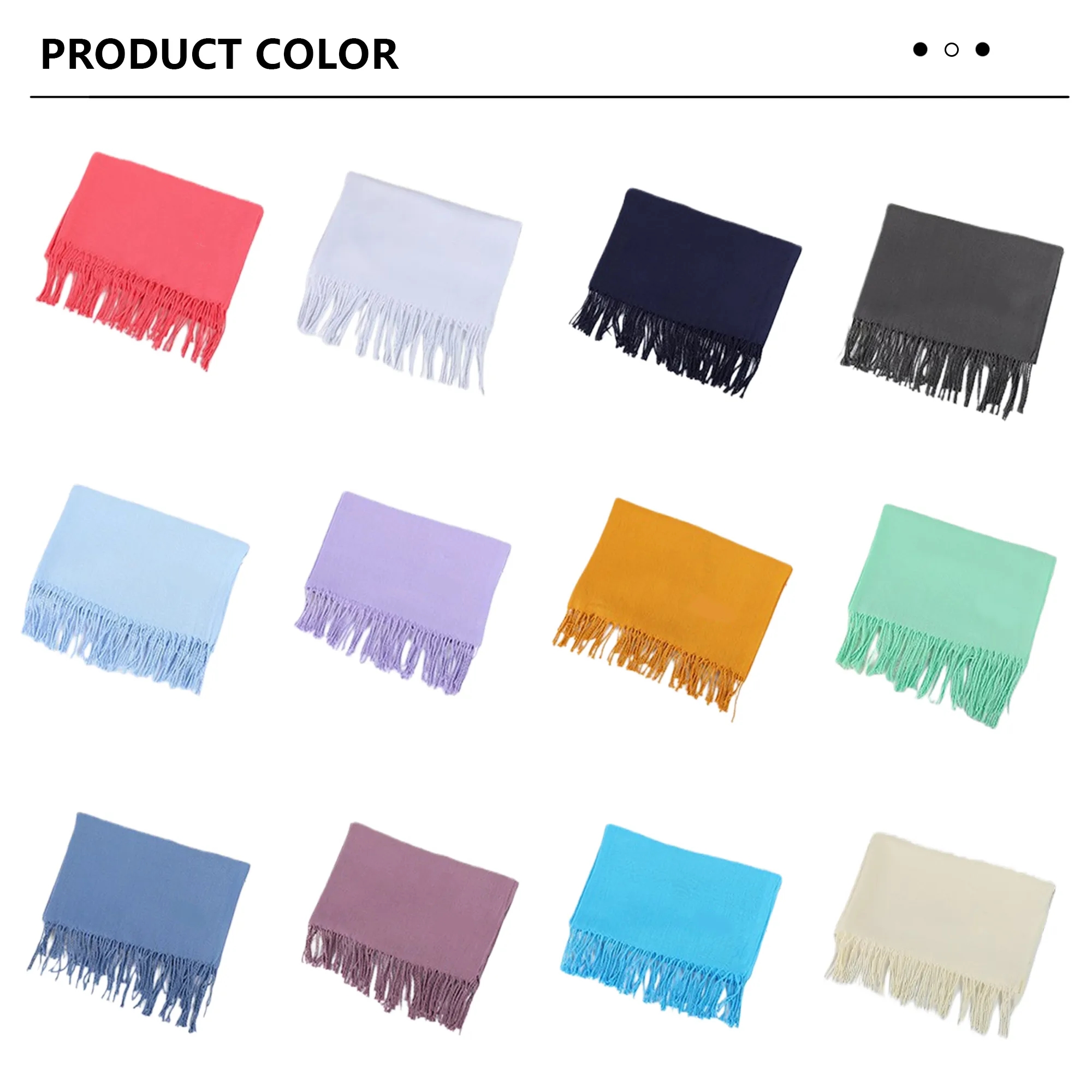 Women's Thick Warm Scarf 5