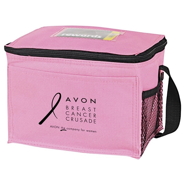Bedford 6 pack Insulated Cooler, custom cooler bag with logo imprint 6