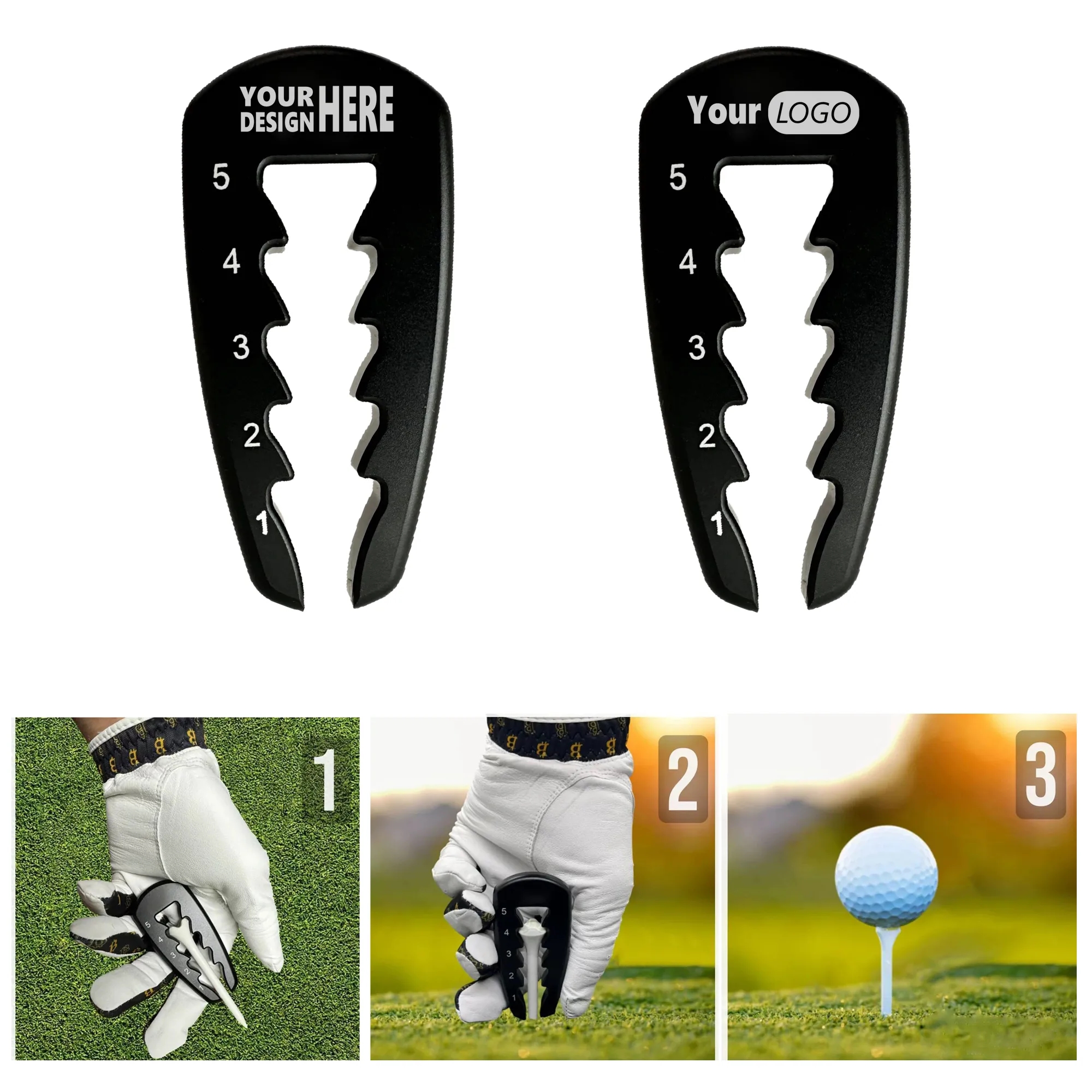 Golf Tee Height Tool