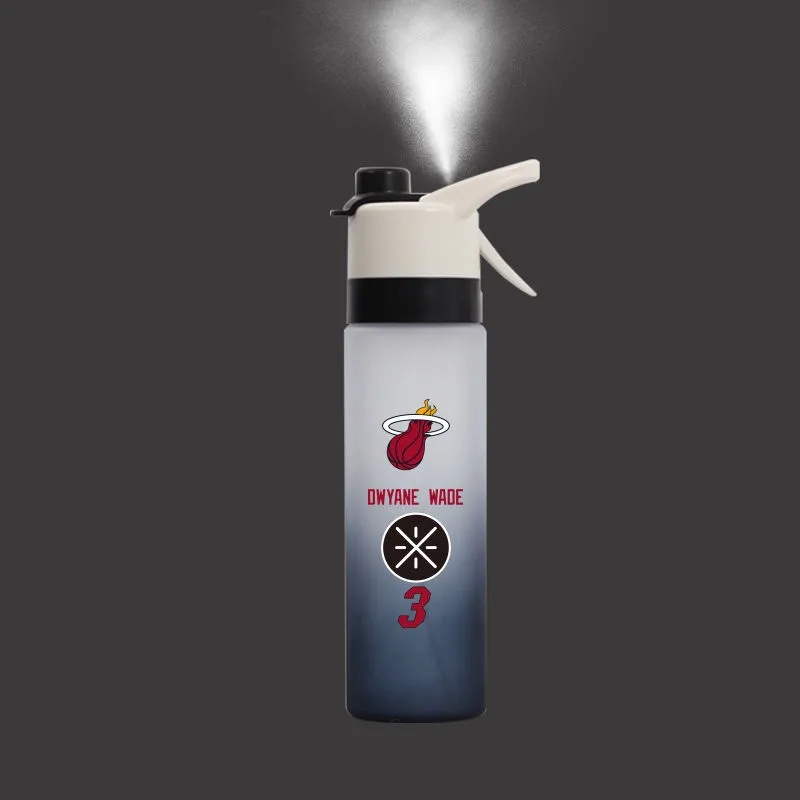 Portable Clear Spray Water Bottle 27Oz 3
