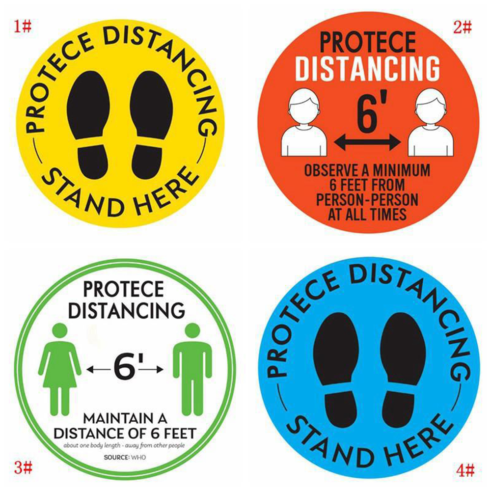 Round Floor Decal