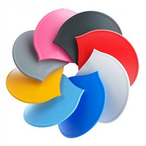 Silicone Ear Protection Swimming Cap 6