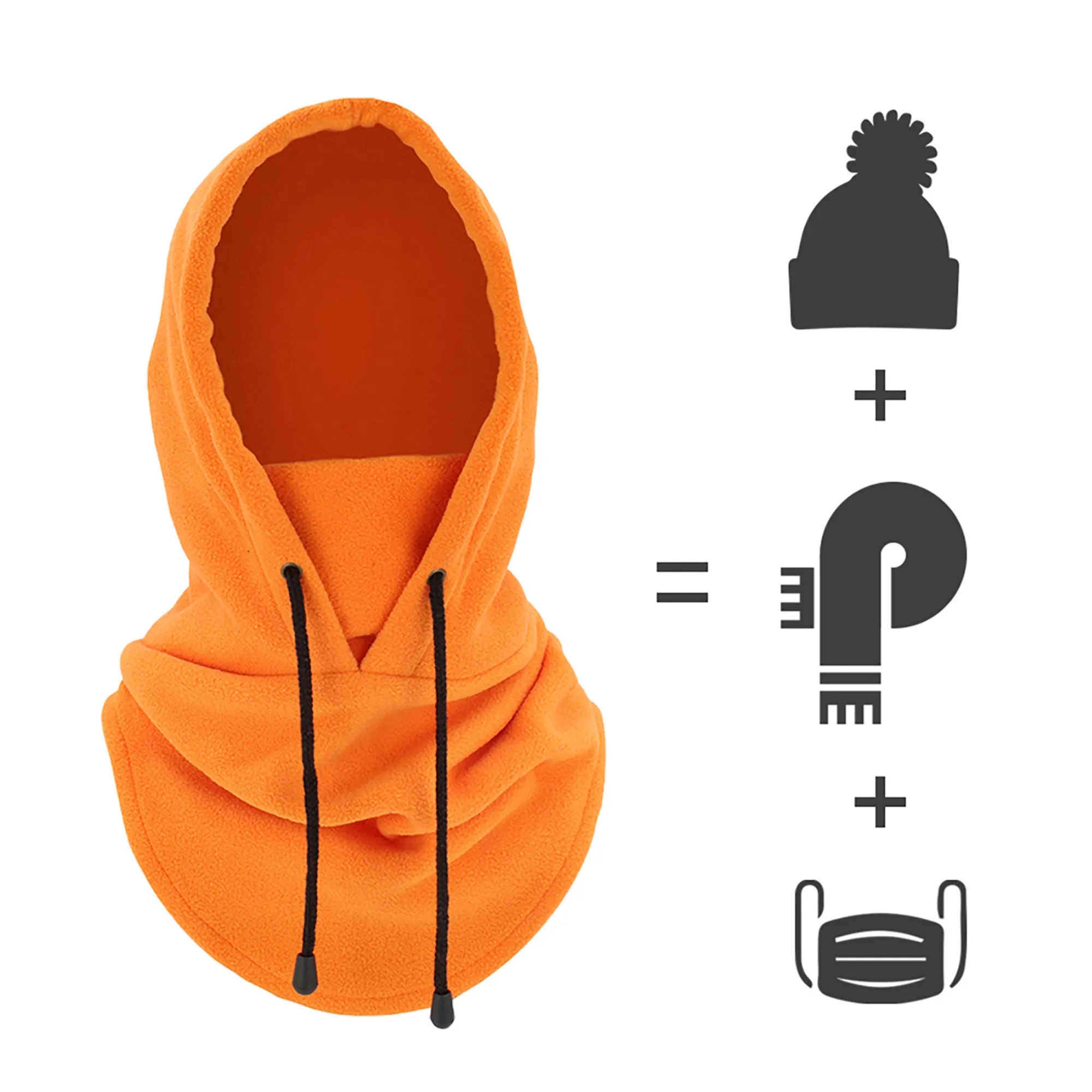 Fleece Balaclava Hood Face Mask 2