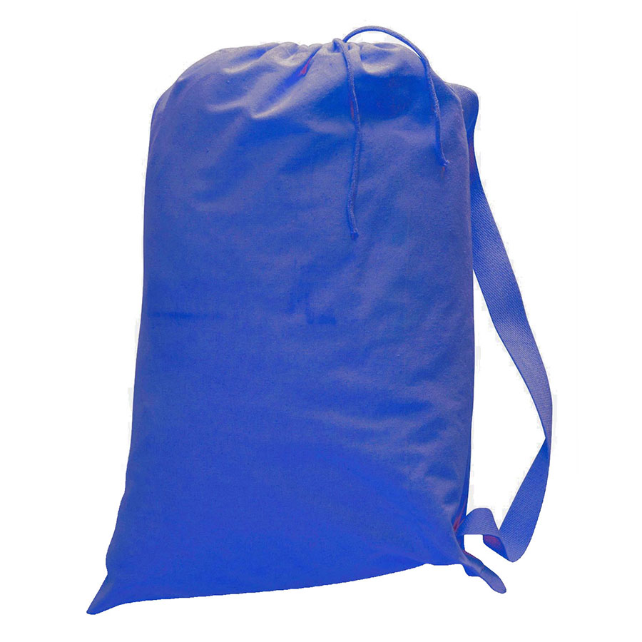 Custom 12 oz Cotton Canvas Laundry Bag w/ Drawstring - 19"W 4
