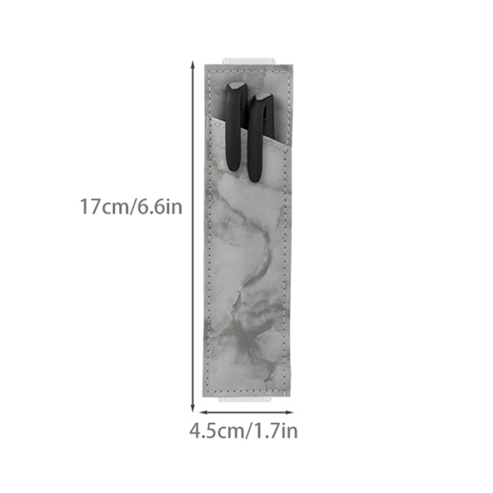 PU Pen Bag Bookmarker With Elastic Band 6