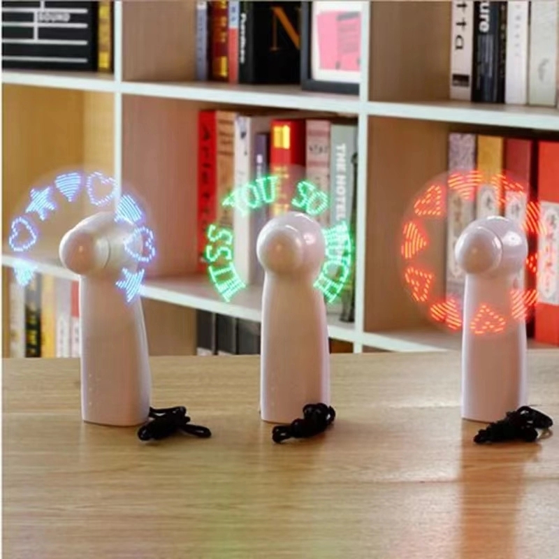 Message Editable Flash Led Fan 3