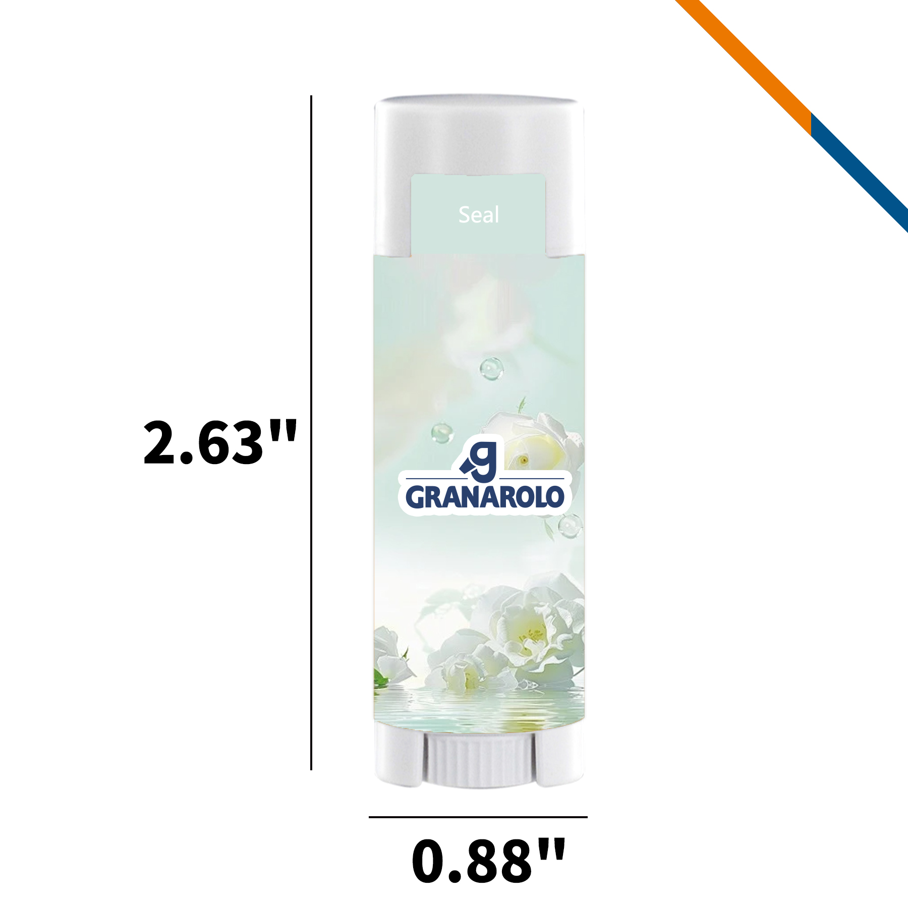 GlowKiss SPF 15 Lip Balm In White Oval Tube 3