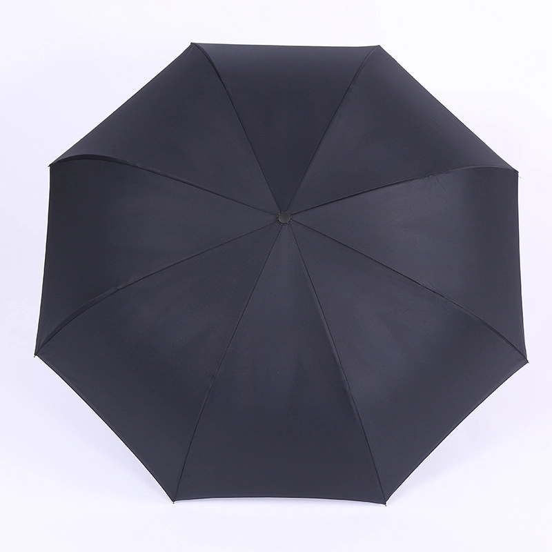 Custom Outdoor Travel C-Handle Reverse Umbrella 9