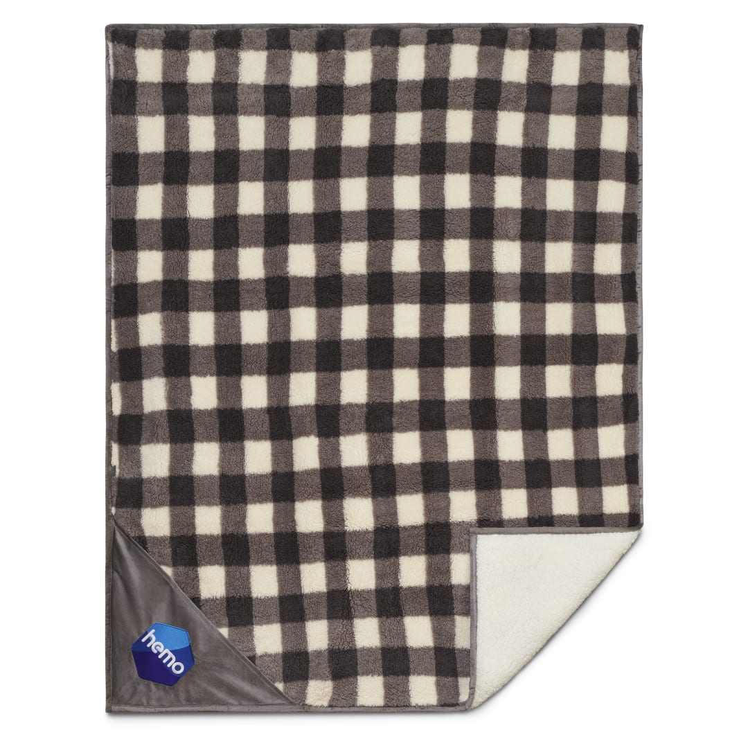 Field & Co.® Double Sided Plaid Sherpa Blanket 23