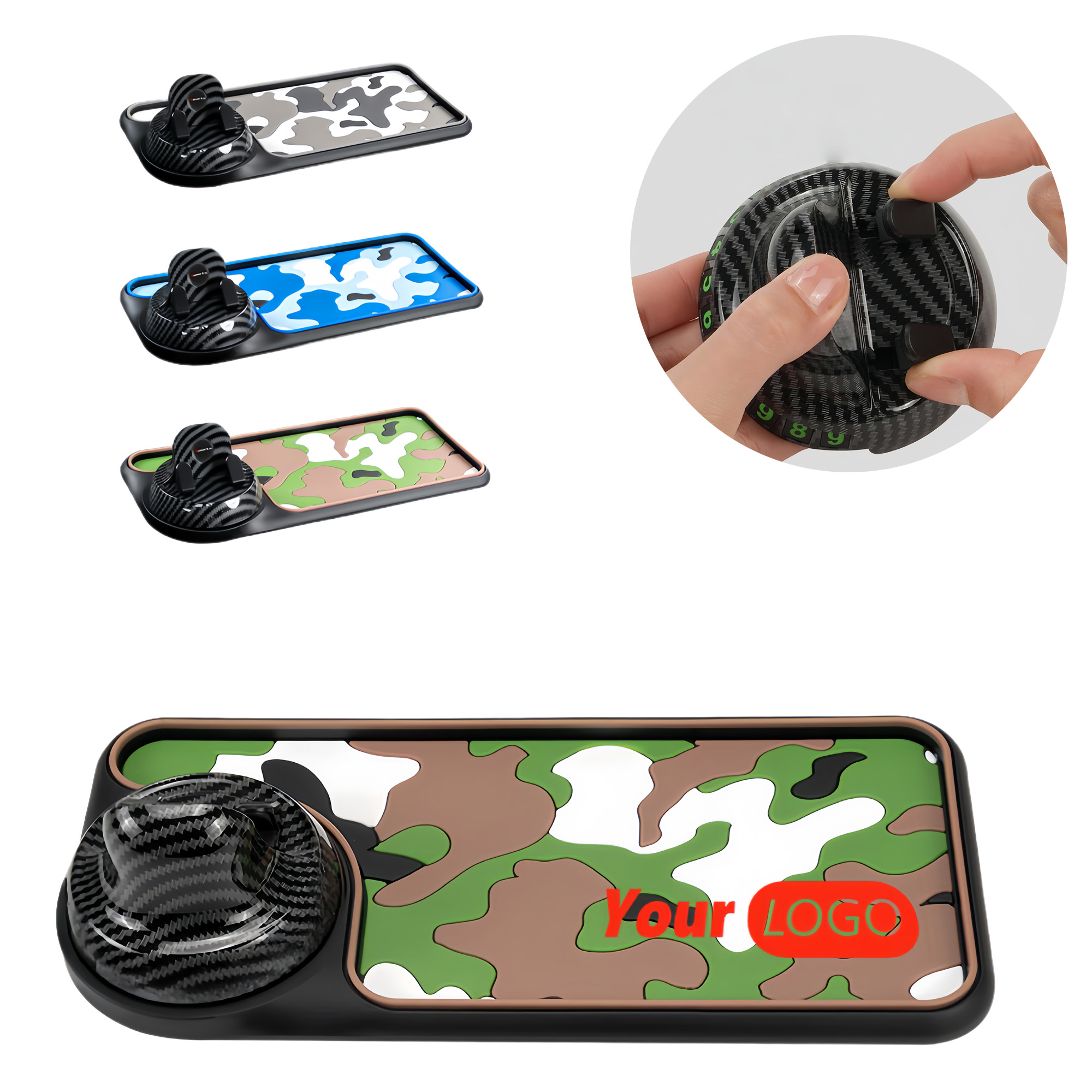 Vehicle-mounted Camouflage Strap Holder Anti-slip Pad 1