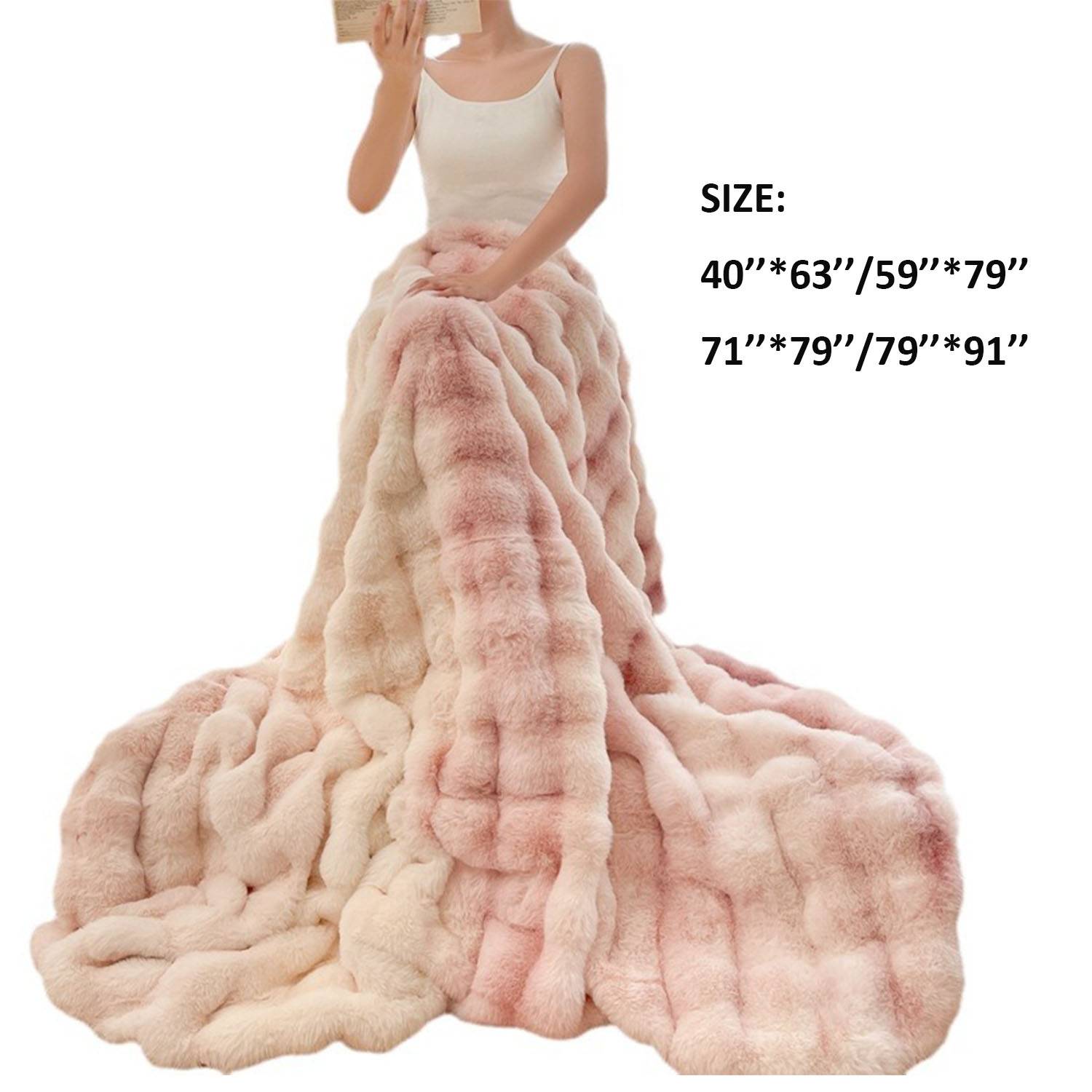 Winter rabit velvet blanket 3
